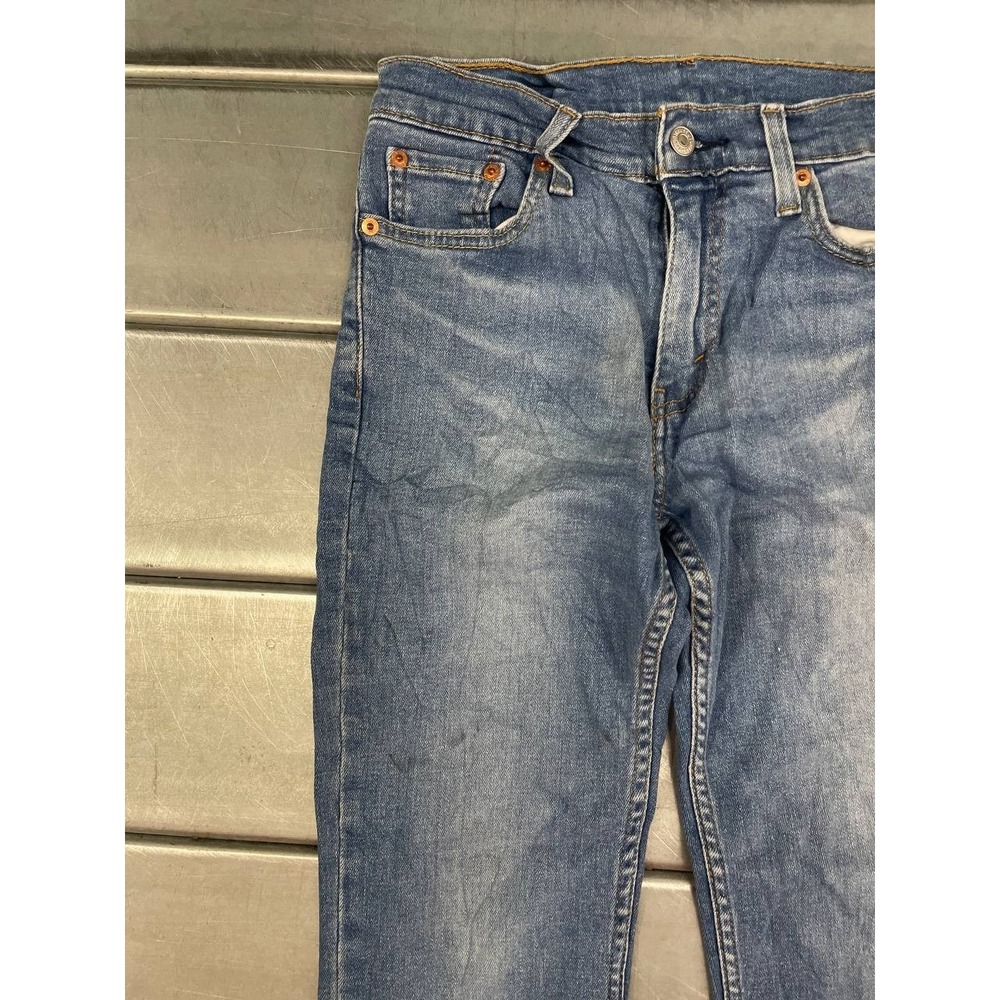 Levis 511 Jeans Mens 28x30 Blue Medium Wash Outdoor Straight - Picture 3 of 15